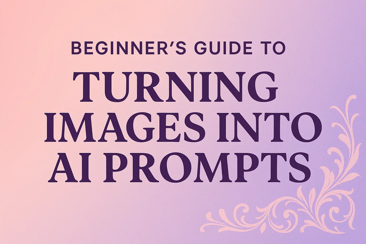 Image to Prompt