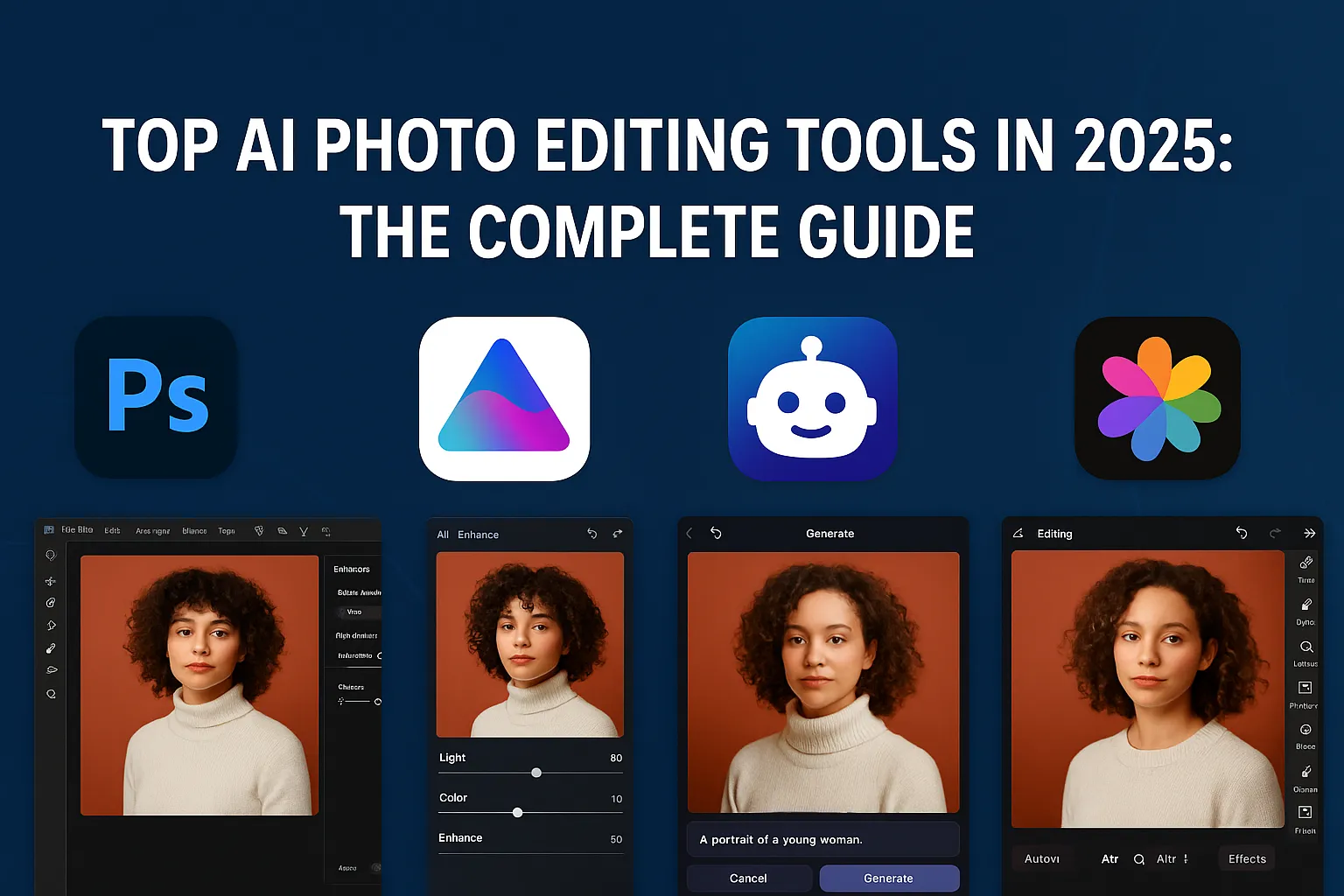 Top AI Photo Editing Tools in 2025: The Complete Guide