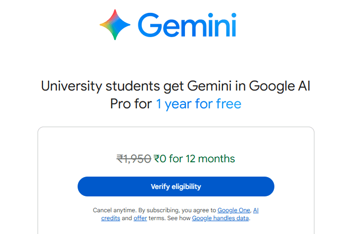 Google AI Pro: Free Gemini Advanced Google AI Pro for Students Until Sept